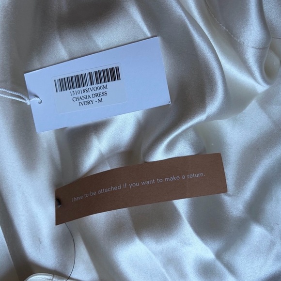 Brand New Reformation Chania Silk Dress - Picture 4 of 7